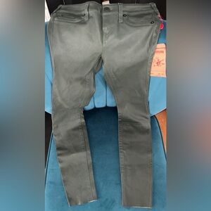 True Religion Leather Olive Jeans